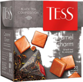 Чай чёрный «Caramel Charm», TESS, карамель, 20 пирамидок, 36 г