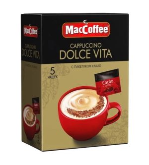 Напиток кофейный «Cappuccino Dolce Vita», MacCoffee, 5х24 г