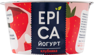 Йогурт EPICA клубника 4.8% 130 г