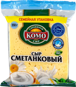 Сыр Комо полутвердый сметанковый 50% 350 г