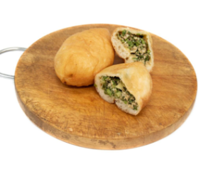 Пирожки жареные с луком и яйцом 2 шт