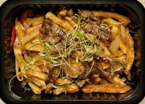 6. Фри с мясом